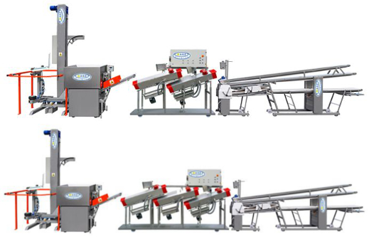 Bread production lines